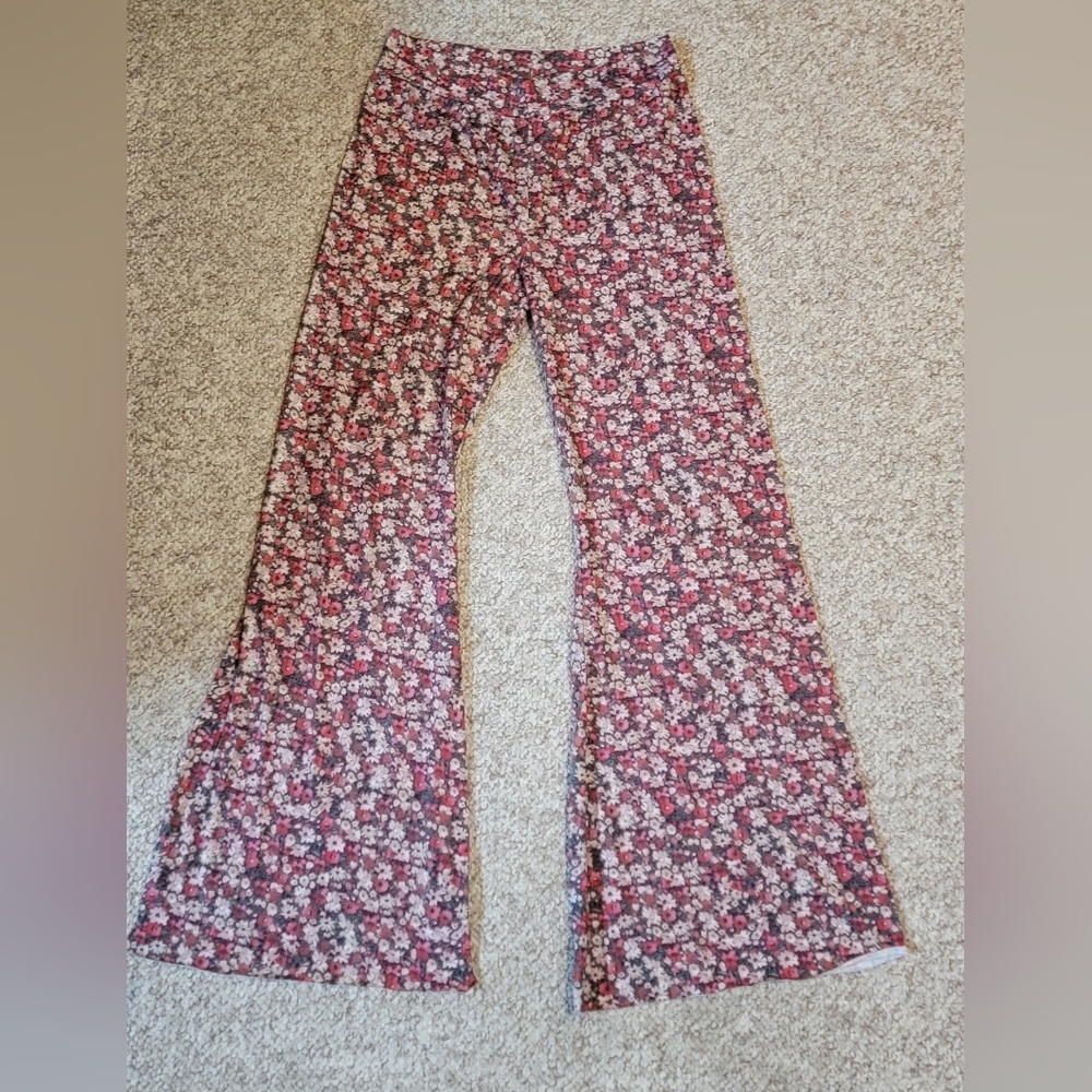 NATURAL LIFE Multi Color Blooms Wide Leg Pants💗 Note Inset Pic💗 - Picture 4 of 11